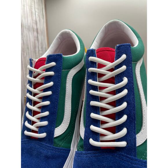 Vans Old Skool Yatch Club Men’s Sneakers Multi Color Blue Green Red Yellow 10 - Picture 9 of 15